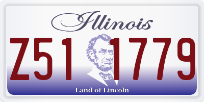 IL license plate Z511779