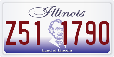IL license plate Z511790