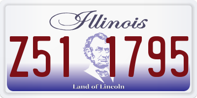 IL license plate Z511795