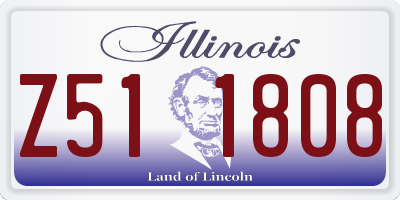 IL license plate Z511808