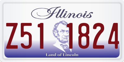 IL license plate Z511824