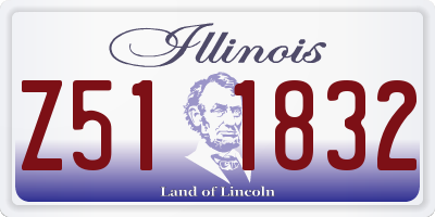 IL license plate Z511832