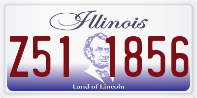 IL license plate Z511856