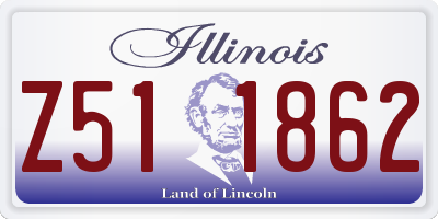 IL license plate Z511862