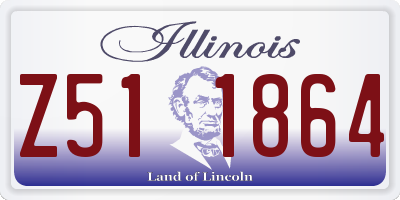 IL license plate Z511864