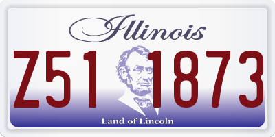 IL license plate Z511873