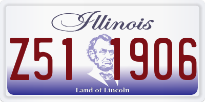 IL license plate Z511906