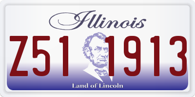 IL license plate Z511913