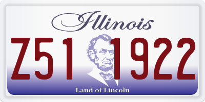 IL license plate Z511922