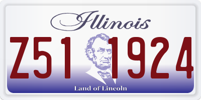 IL license plate Z511924