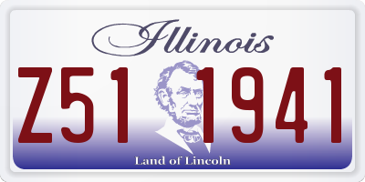IL license plate Z511941