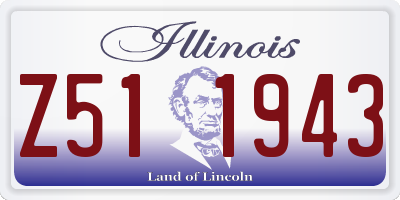 IL license plate Z511943