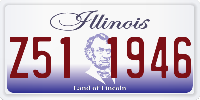 IL license plate Z511946