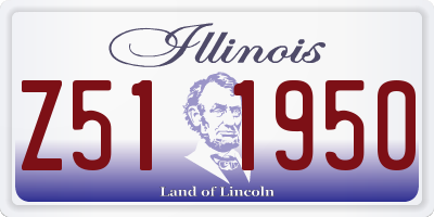 IL license plate Z511950