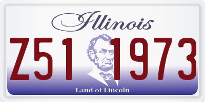 IL license plate Z511973