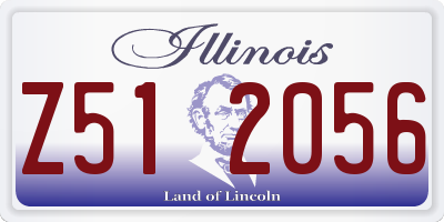 IL license plate Z512056