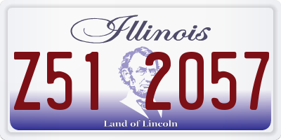 IL license plate Z512057