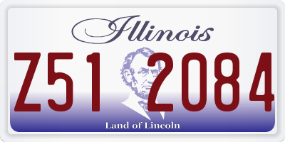 IL license plate Z512084