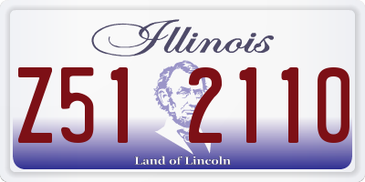 IL license plate Z512110