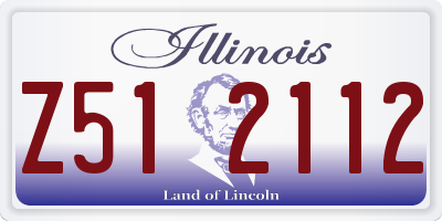 IL license plate Z512112