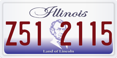 IL license plate Z512115