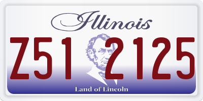 IL license plate Z512125