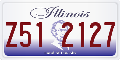 IL license plate Z512127