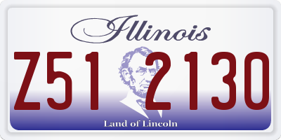 IL license plate Z512130