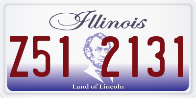 IL license plate Z512131
