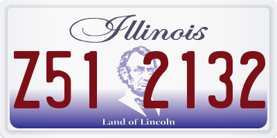 IL license plate Z512132