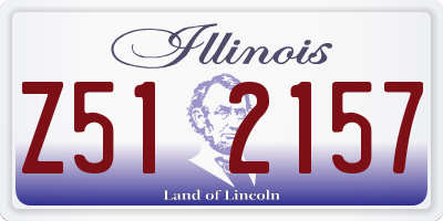 IL license plate Z512157