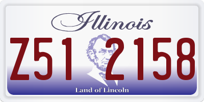 IL license plate Z512158