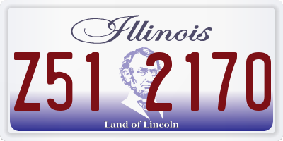 IL license plate Z512170