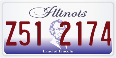 IL license plate Z512174