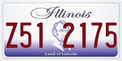 IL license plate Z512175