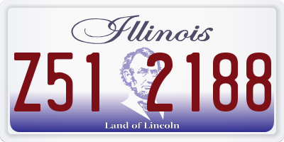 IL license plate Z512188