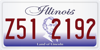 IL license plate Z512192