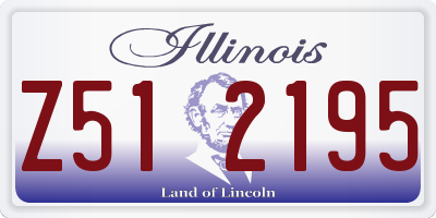 IL license plate Z512195