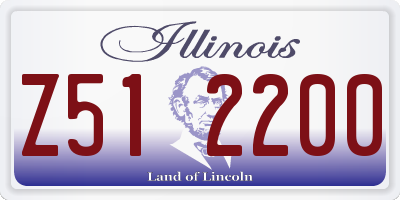 IL license plate Z512200