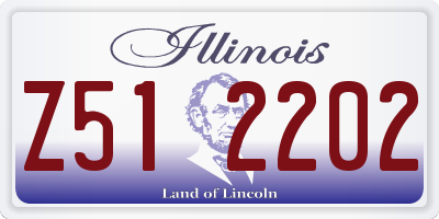 IL license plate Z512202