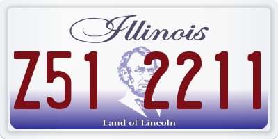 IL license plate Z512211