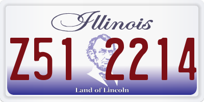 IL license plate Z512214