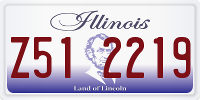 IL license plate Z512219