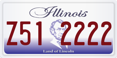 IL license plate Z512222