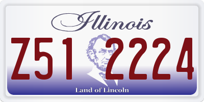 IL license plate Z512224
