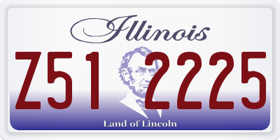 IL license plate Z512225