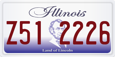 IL license plate Z512226