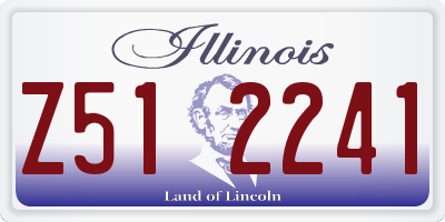 IL license plate Z512241
