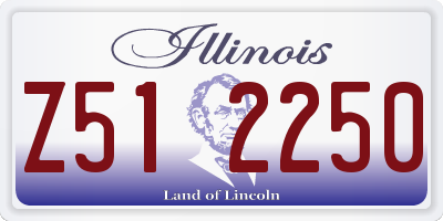 IL license plate Z512250