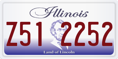 IL license plate Z512252